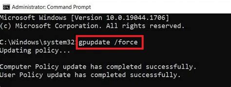 gpupdate /result|gpupdate force para que sirve.